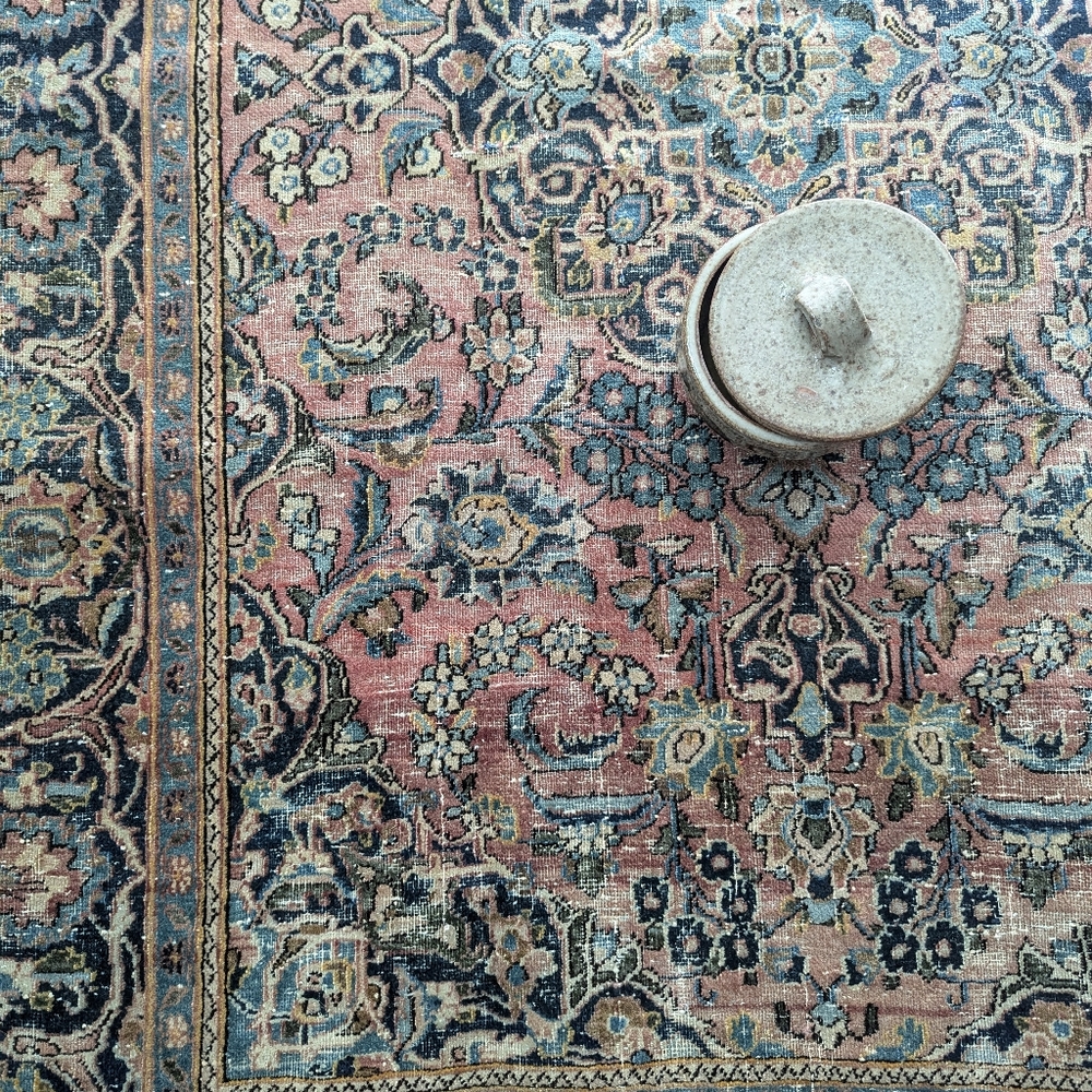 Vintage Turkish Wool Rug 4'x6' - Picture 8 of 8
